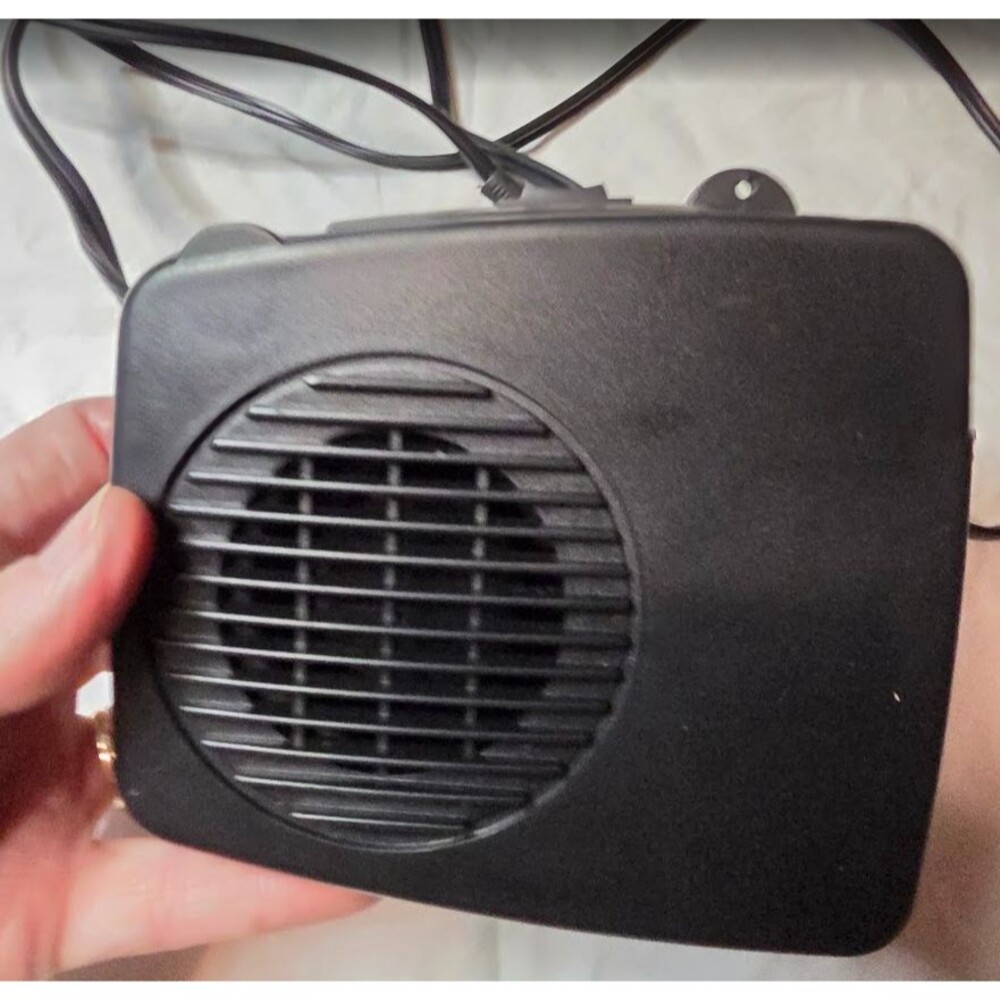 12V DC Car Auto Portable Defroster Demister Electric Heater Heating Cooling Fan